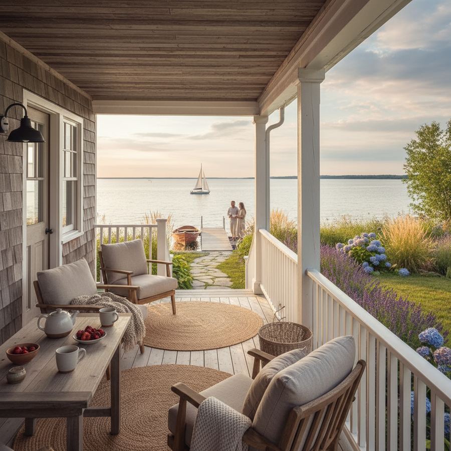 A lakeside cottage on the shore of West Lake in Prince Edward County